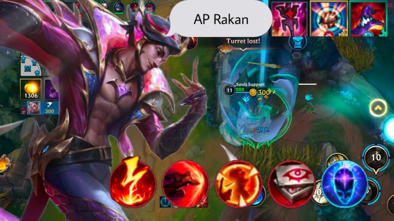 Finally, AP Support Build Rakan / Rakan Gameplay S13