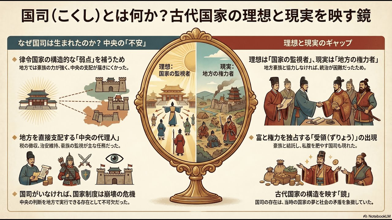 国司が地方支配の要になった理由──豪族の力と中央の不安が生んだ制度