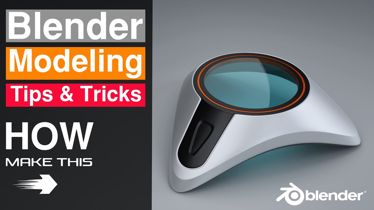 Создание промышленного дизайна в Blender | 3D-моделирование в Blender | Урок по Blender