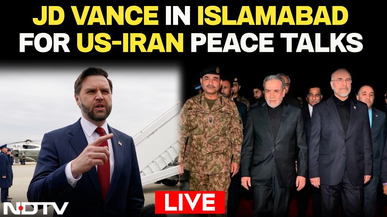 US Iran Peace Talks LIVE | JD Vance Arrives In Islamabad LIVE | US Iran Ceasefire Talks LIVE