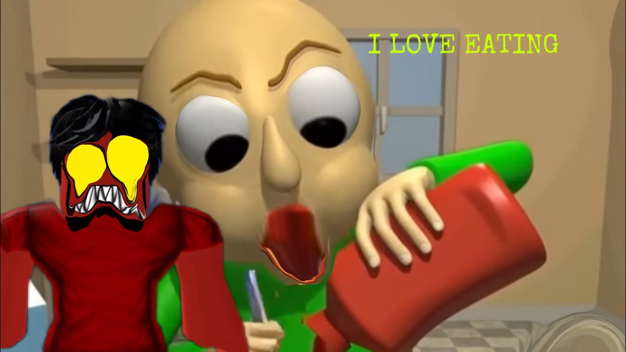 Juliem reacts to Baldi eat junk food