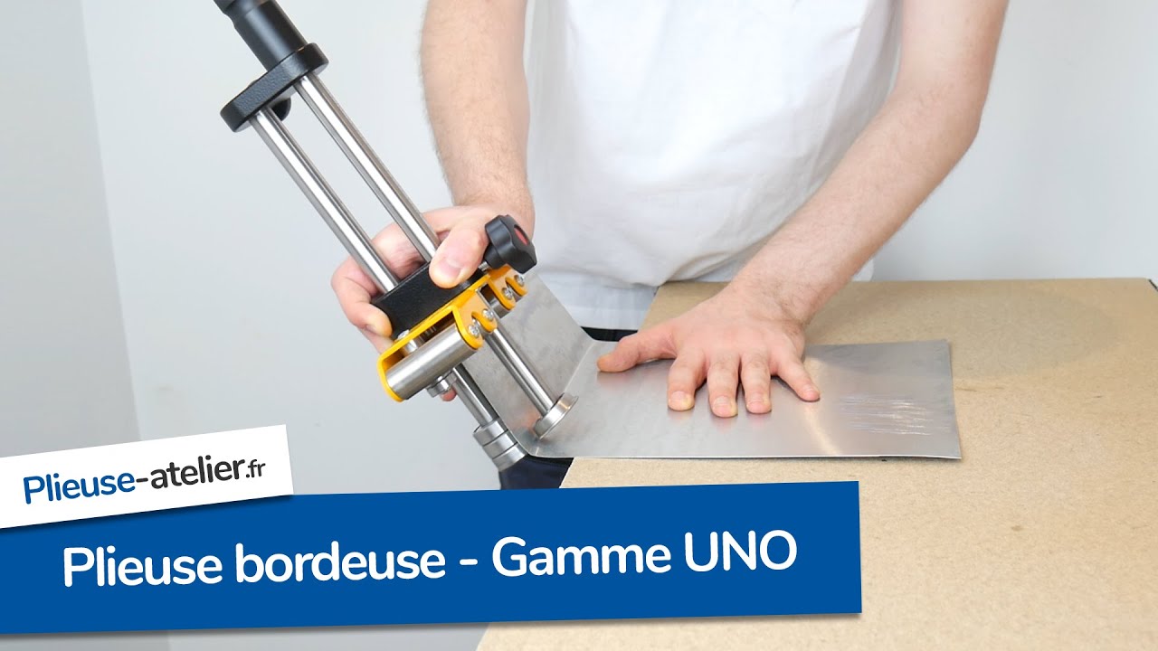 Présentation des plieuses bordeuses à rouleaux de la gamme UNO - SOREX TECHNIC