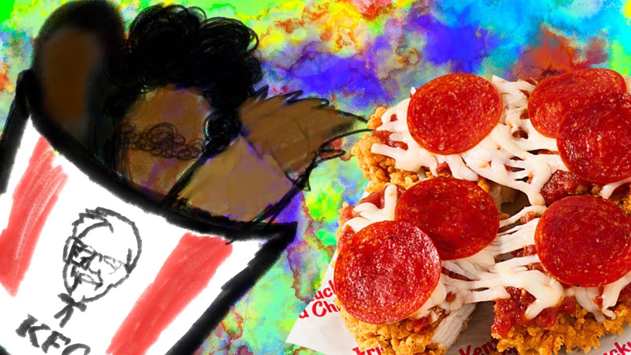 the gradient gang goes to KFC to try the chizza