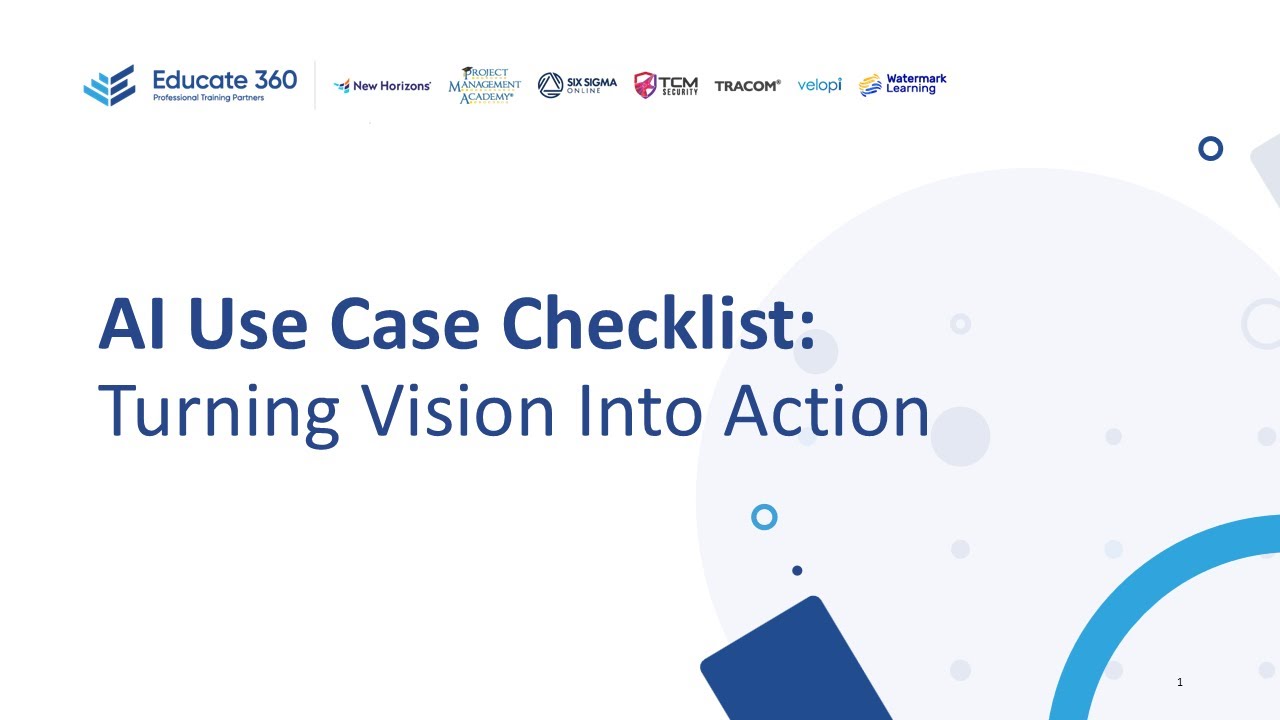 AI Use Case Checklist: Turning Vision Into Action