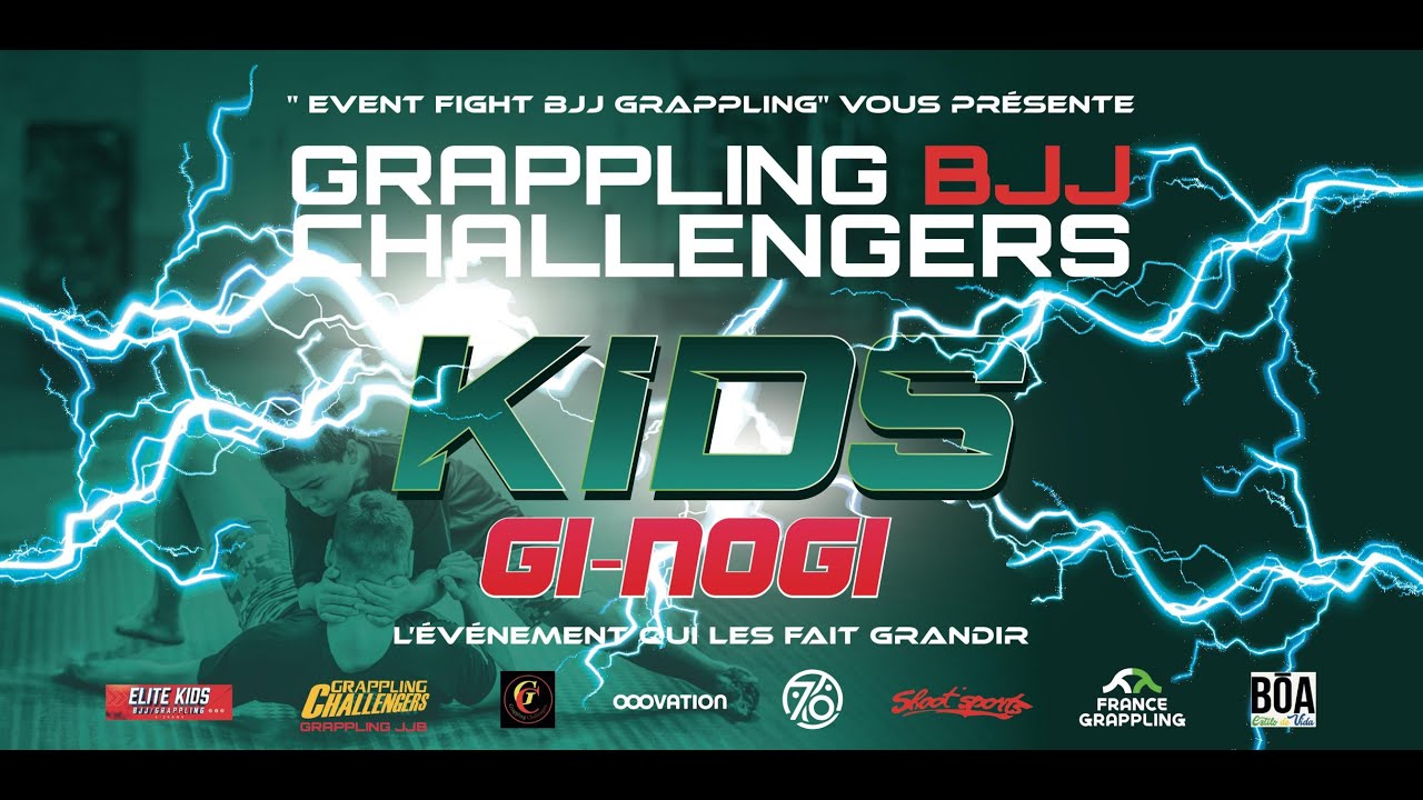 TAPIS 4- GRAPPLING CHALLENGER  - BJJ - KIDS