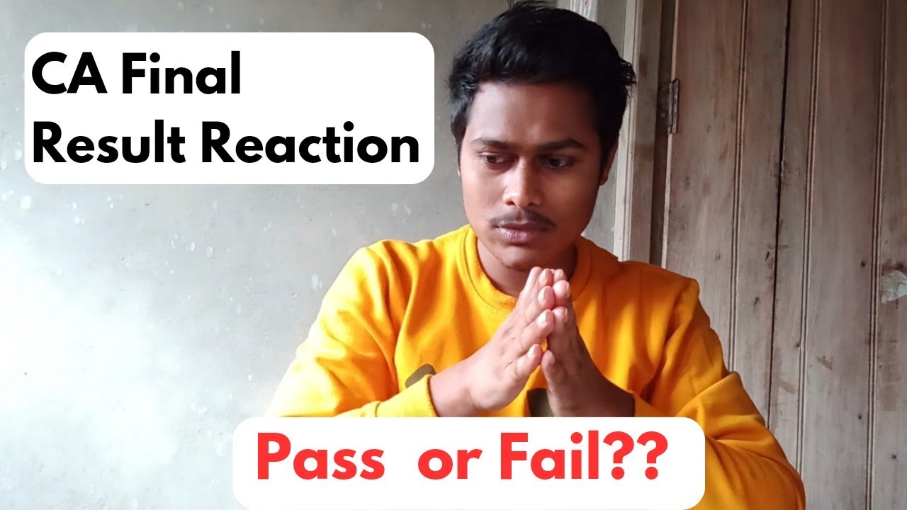 My CA Final Result Reaction ft.@CAwithRaushan ll Pass or Fail ??