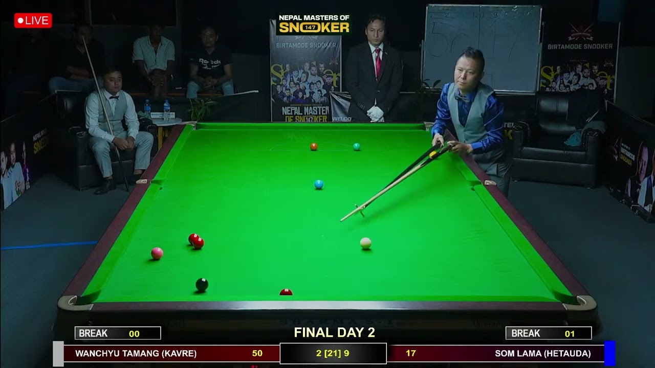 Nepal masters final match WANCHYU TAMANG vs SOM LAMA-day 2.