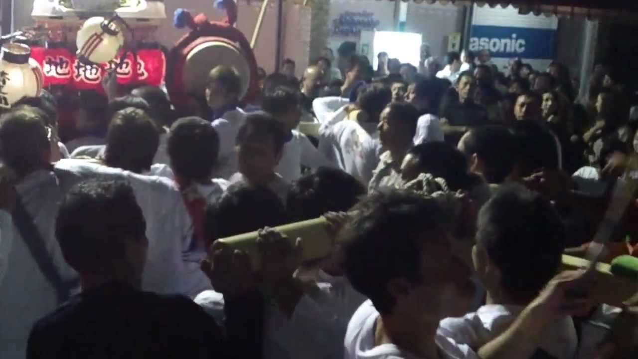 ２０１２年１０月１日印南祭り宵宮◆夜◆こんぎ前(地方)