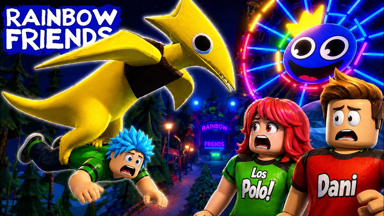 Escapando de Yellow en RAINBOW FRIENDS 2 para PASARNOS el juego!!