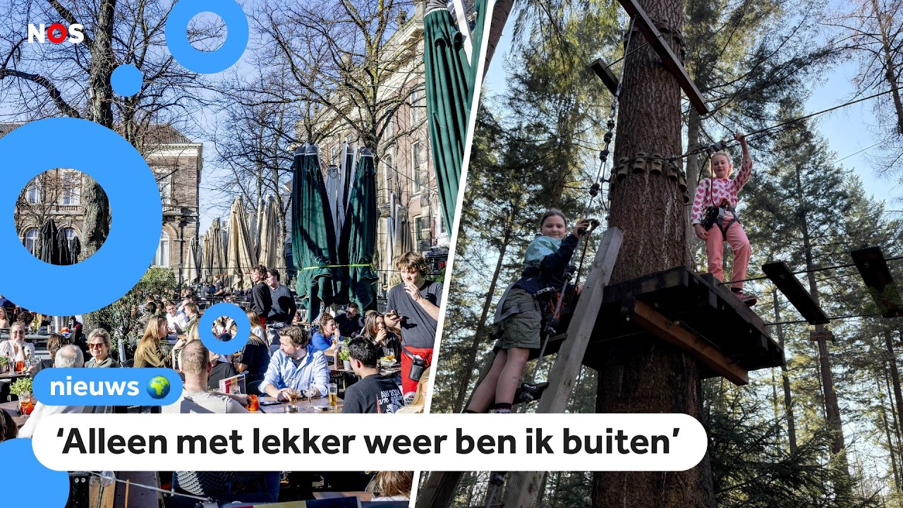 Kinderen genieten van zonnige dag: IJsjes en lekker buitenspelen