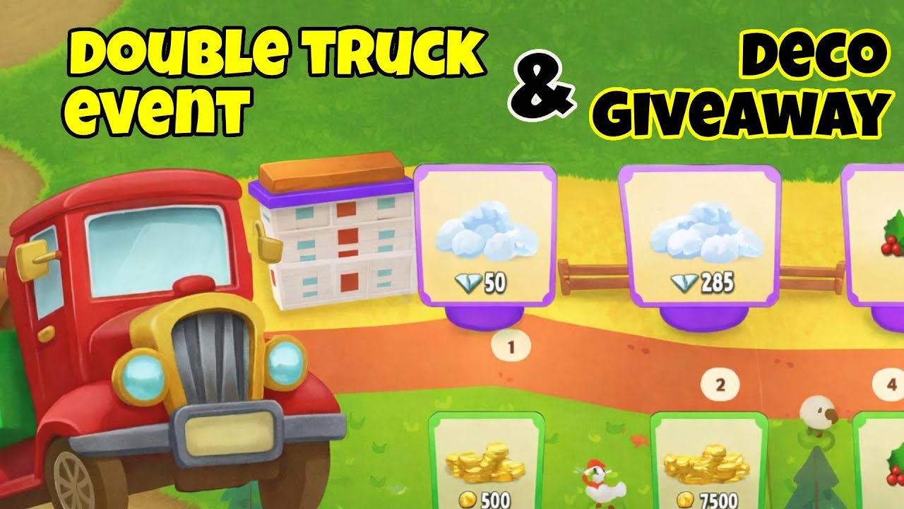 #hayday #phoebehayday - DOUBLE TRUCK EVENT