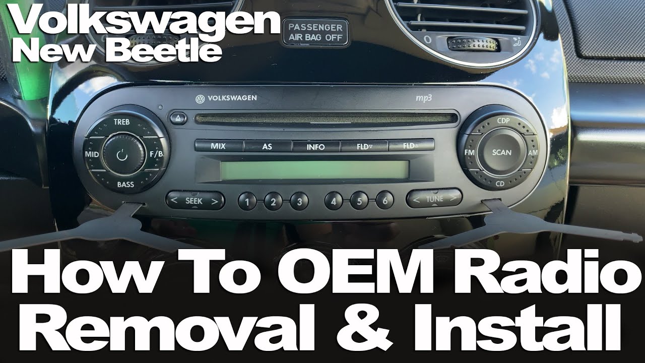 New Beetle: How To Radio Removal & Install