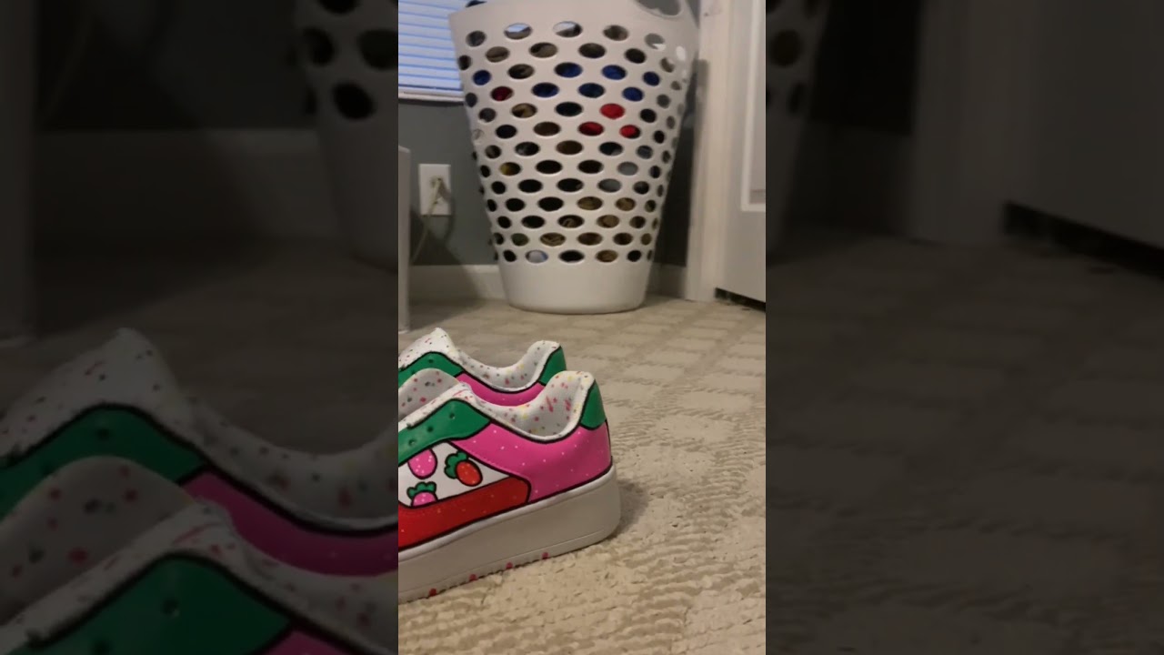 Transforming 16$ Walmart Shoes #trending #painting #transformation #shoes #custom #art #walmart