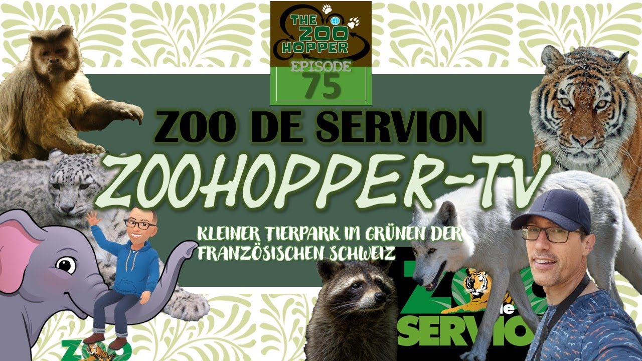 Kleiner Tierpark im Grünen der französischen Schweiz (Zoohopper-TV Episode 75)