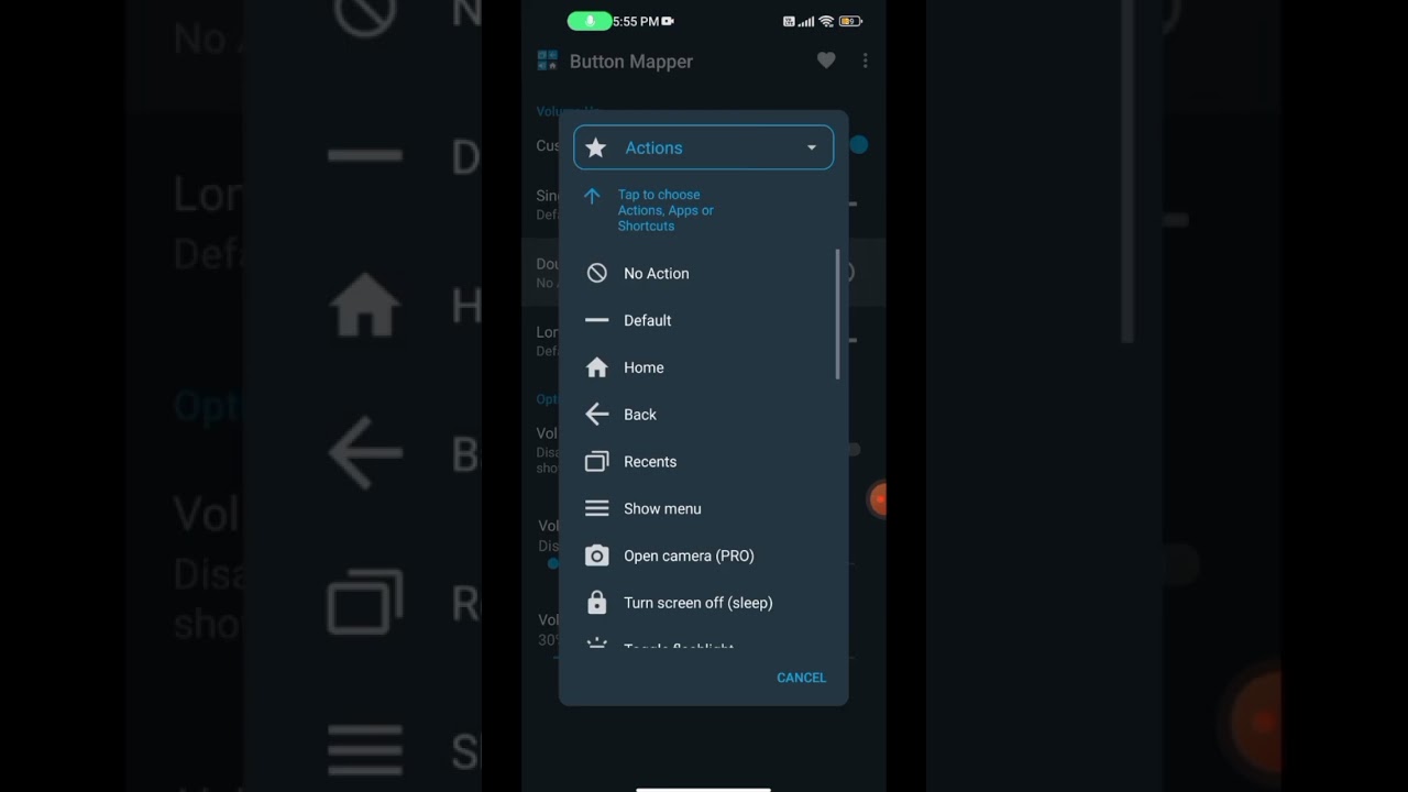 How to open apps using side buttons