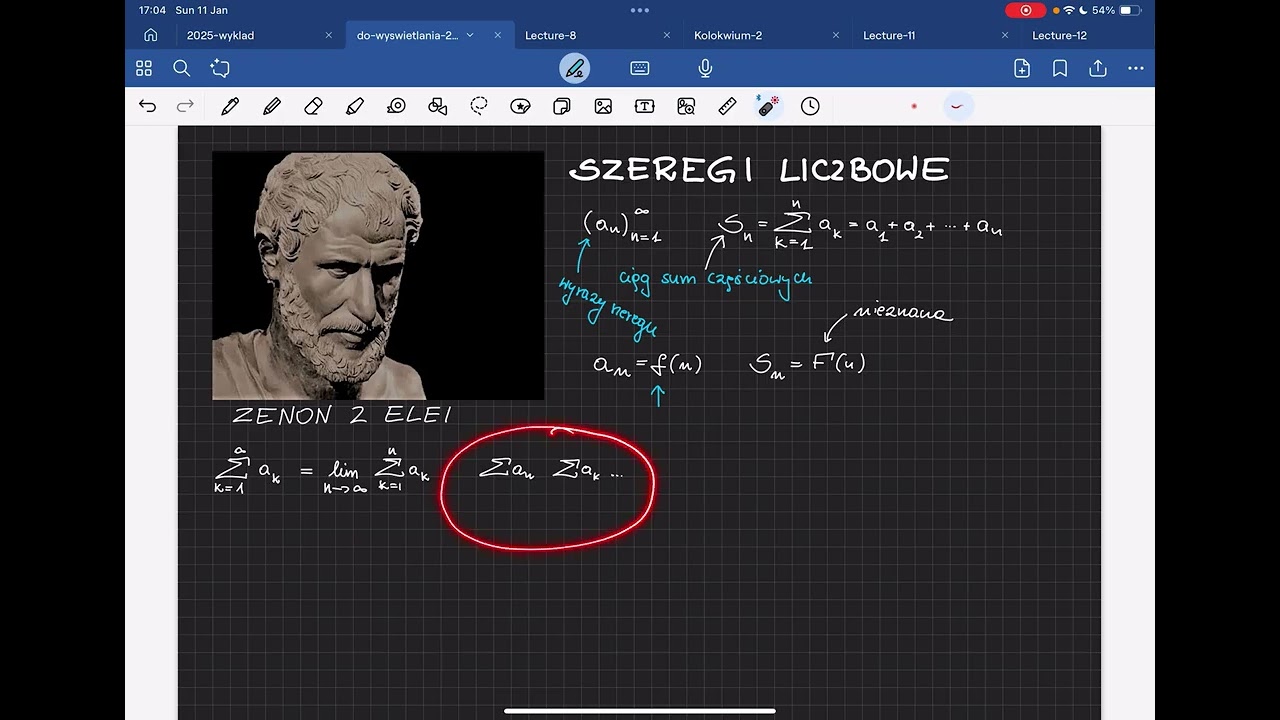 Szeregi liczbowe - część pierwsza
