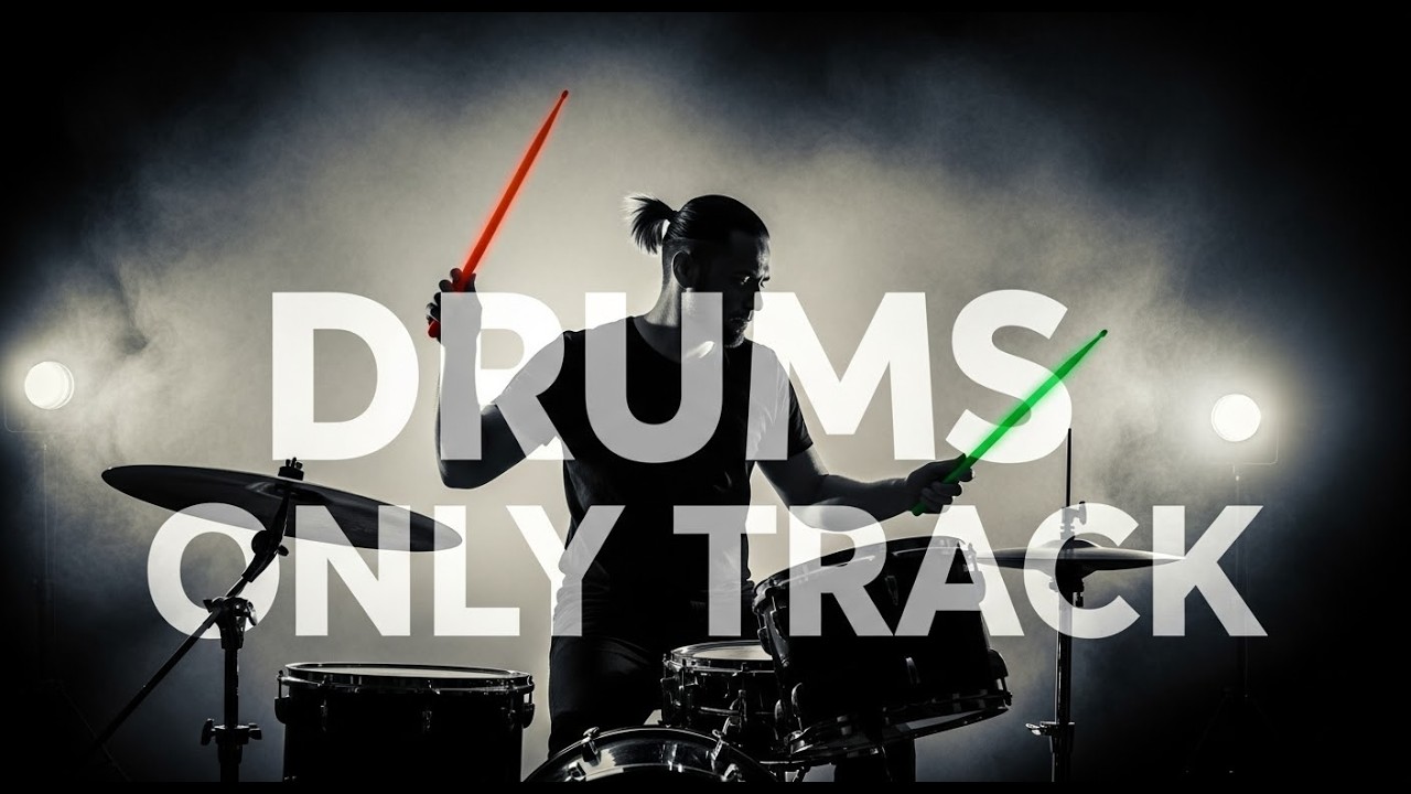 Blues Drum Beat for Grungy Overdriven Pentatonic Riff Exploration