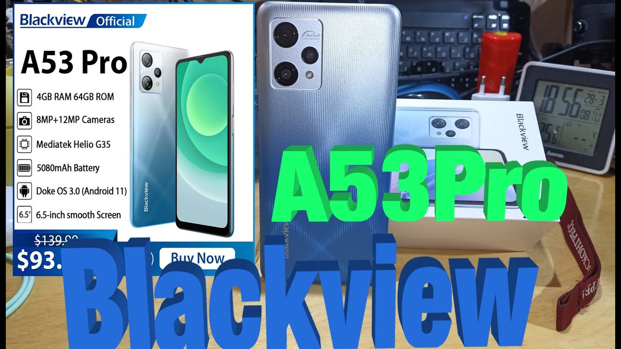 Blackview A53pro, обзор красивой 