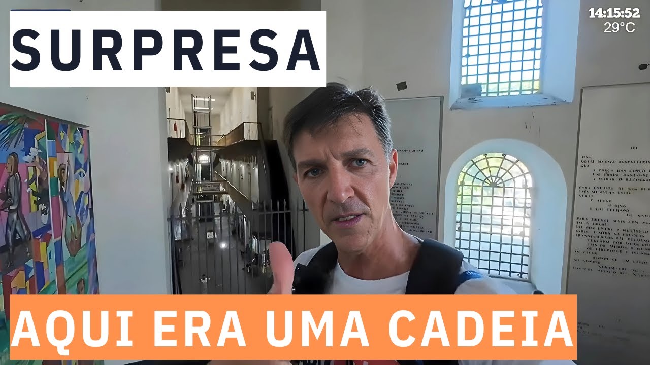 de CADEIA a CASA de CULTURA. QUER CONHECER ?  MOSTREI TUDO por DENTRO.