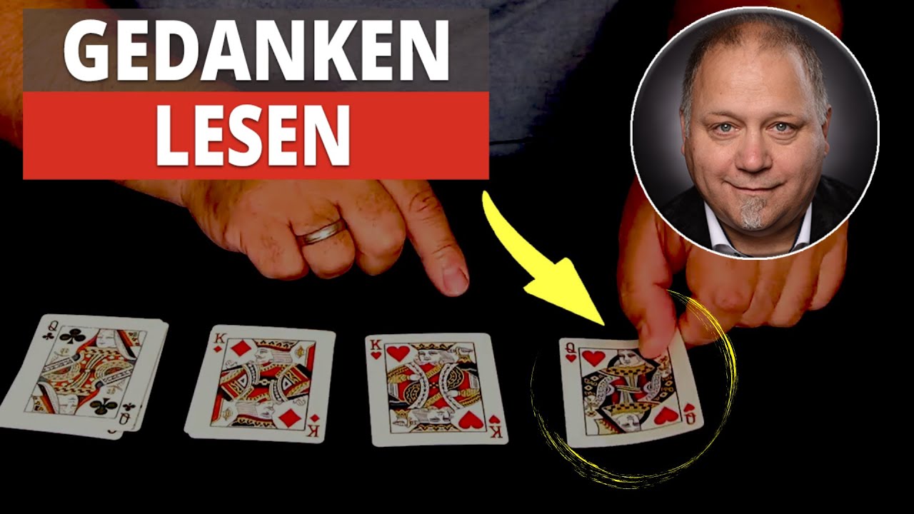 Denke an eine Karte! Unglaublicher Kartentrick enthüllt! SO einfach