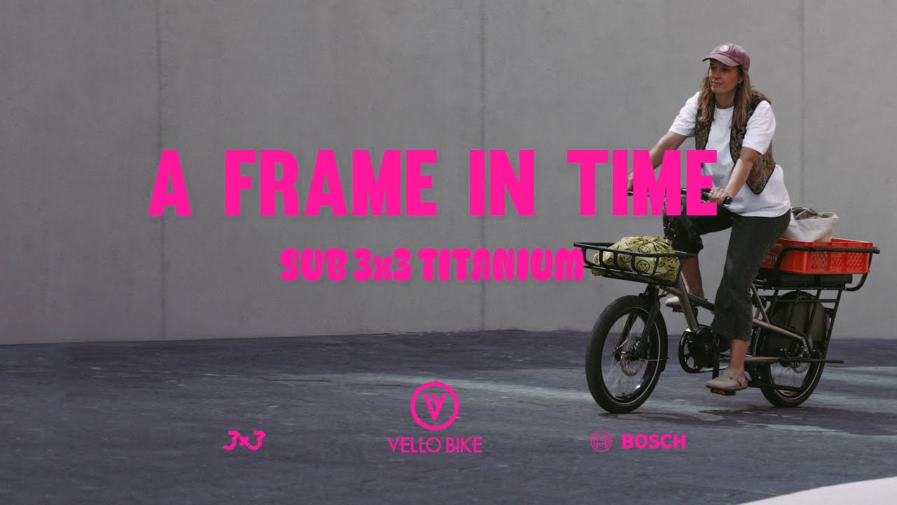 VELLO SUB TITANIUM &ndash; The Lightest E-Cargo Bike with Bosch & 3X3 Drive | Eurobike Award Winner