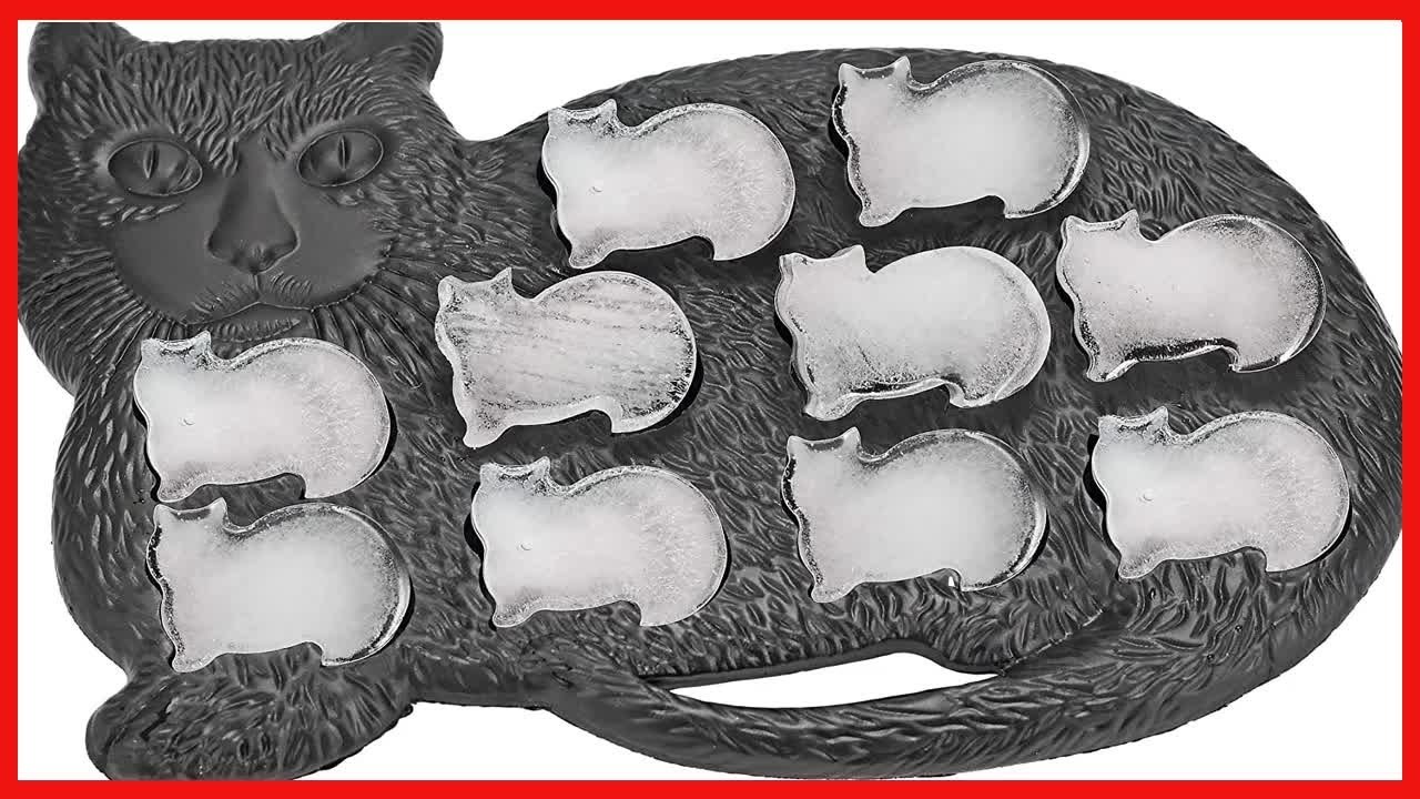 Cool Off with Cat-Shaped Ice Cubes: The Perfect Gift for Cat Lovers