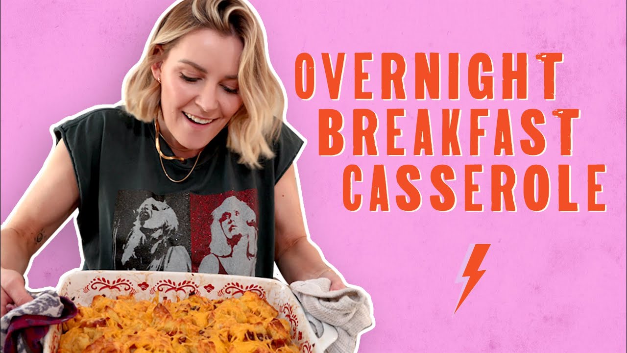 Let's make an Overnight Breakfast Casserole | Not A Real Cooking Show with Renee Paquette