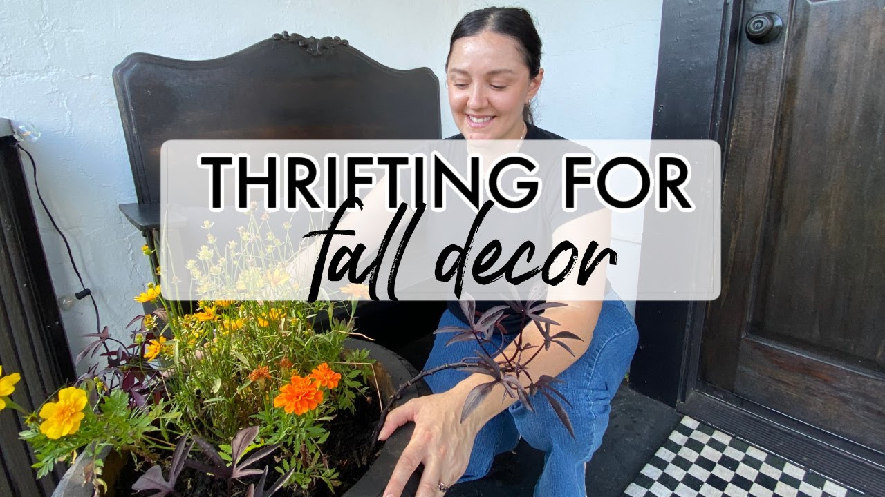 Decorate & Garden On A Budget | Thrift For Fall Decor 🍂