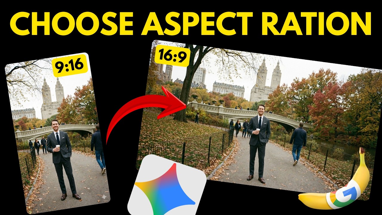 How To Select Image Aspect Ratio With Gemini NANO BANANA PRO