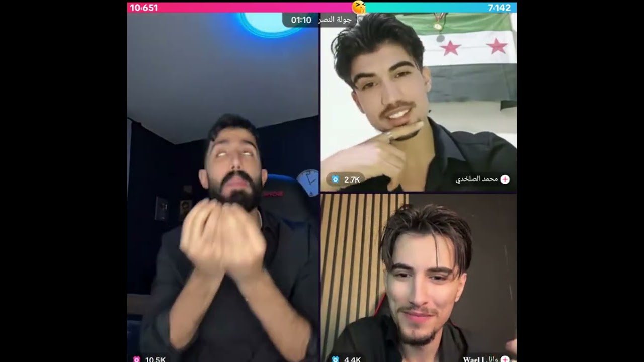 طارق رباعي مع وائل ومحمد الصلخدي ومع هنوش وصارو يتغزلو بلبنت وكلو ضحك وحماس