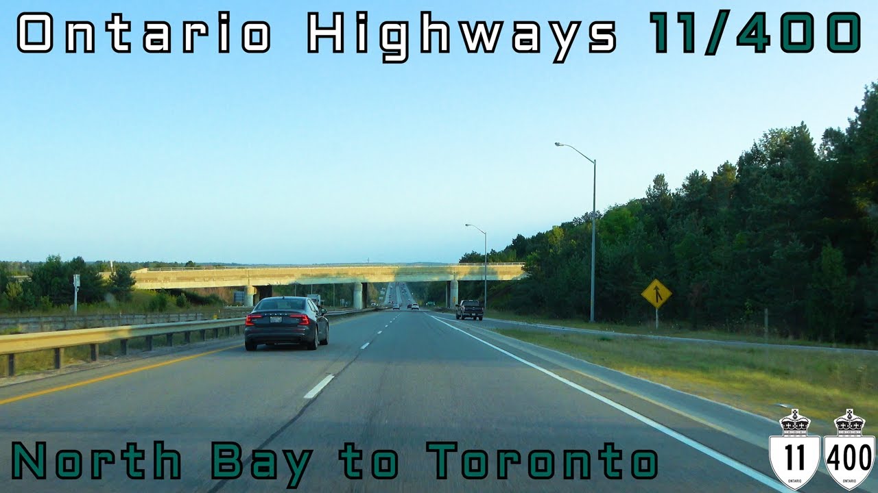 Ontario Highways 11/400 SB - North Bay to Toronto - August, 2024