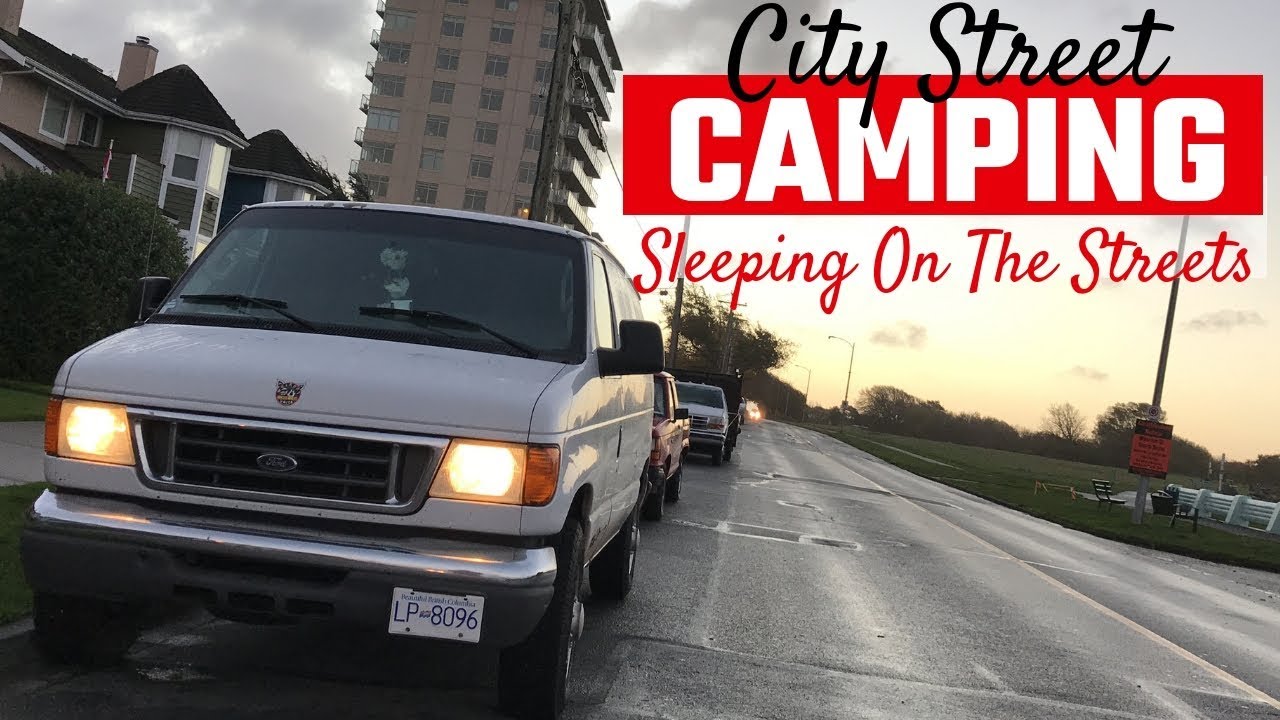 Stealth Street Camping In A Tourist Hotspot | City Van Dwelling