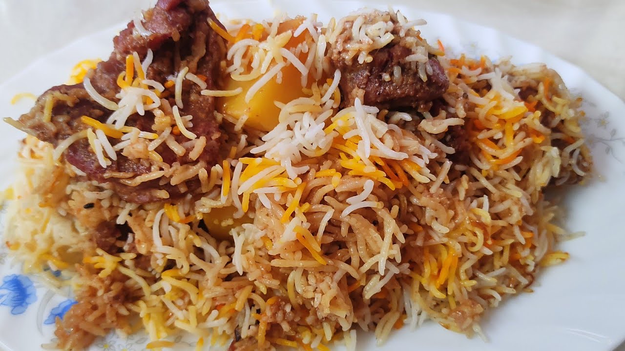 কাচ্চি বিরিয়ানি । বাসমতি চাল ।প্যাকেট মশলায় | ২ কেজি বাসমতি চাল ও ৪ কেজি গরুর মাংস দিয়ে রেসিপি