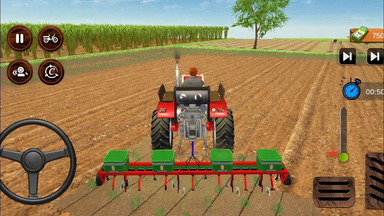🚜 Real Tractor Farming Gameplay | Mobile Farming Simulator Game 😱