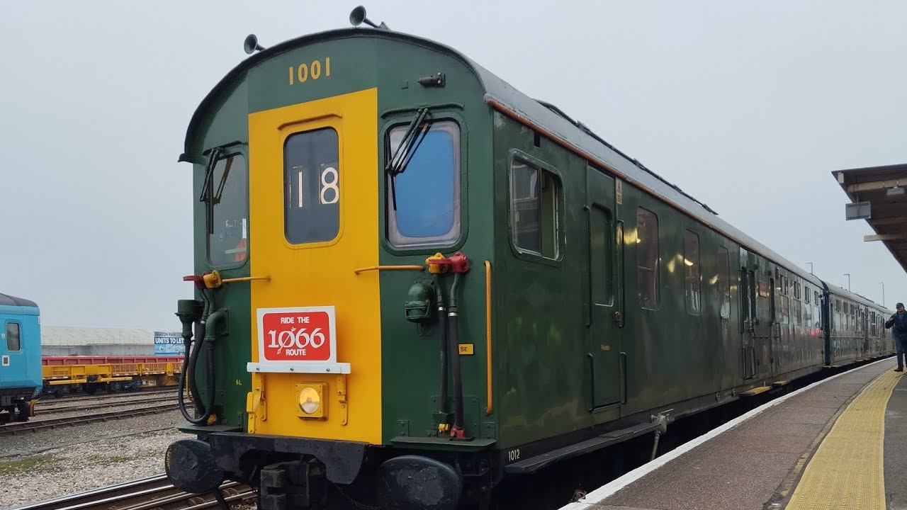 Hastings DMU 1001 The Mick Tester Railtour at Eastleigh