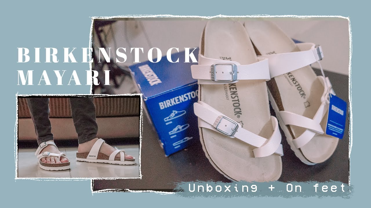 birkenstock mayari unboxing + on-feet!