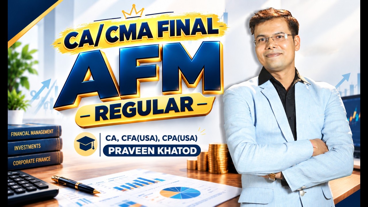 AFM REGULAR Lec 2 Demo 2027 | CA Final AFM Full Indepth Batch | AFM Demo | Mergers & Acquisitions