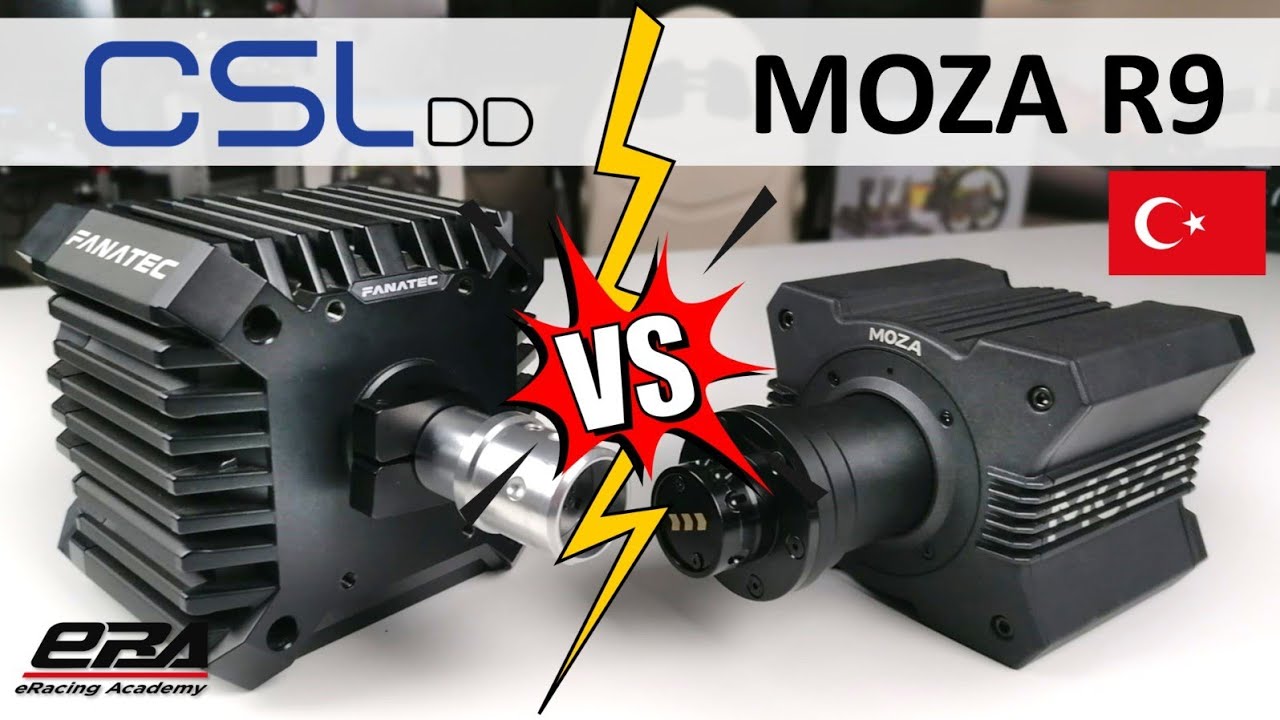 ☠ Moza Racing R9 VS Fanatec CSL DD 