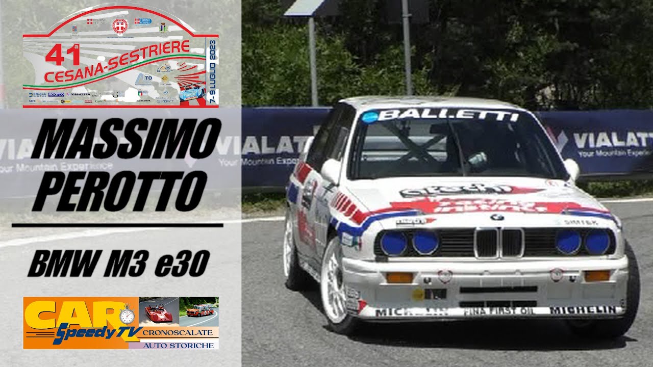 Cesana-Sestriere 2023 || Massimo Perotto || Bmw M3 e30