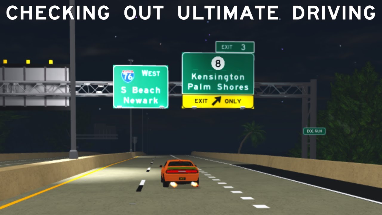 Checking Out Roblox Ultimate Driving