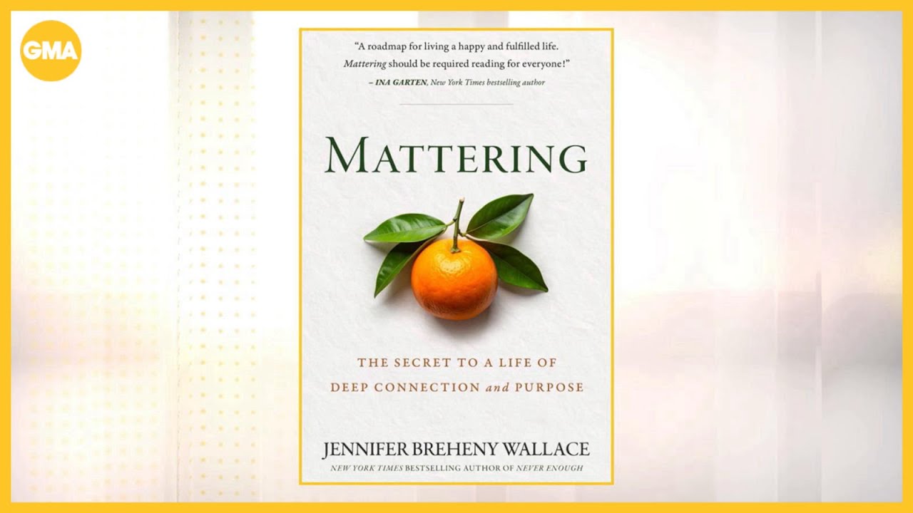 Jennifer Wallace talks new book ‘Mattering’
