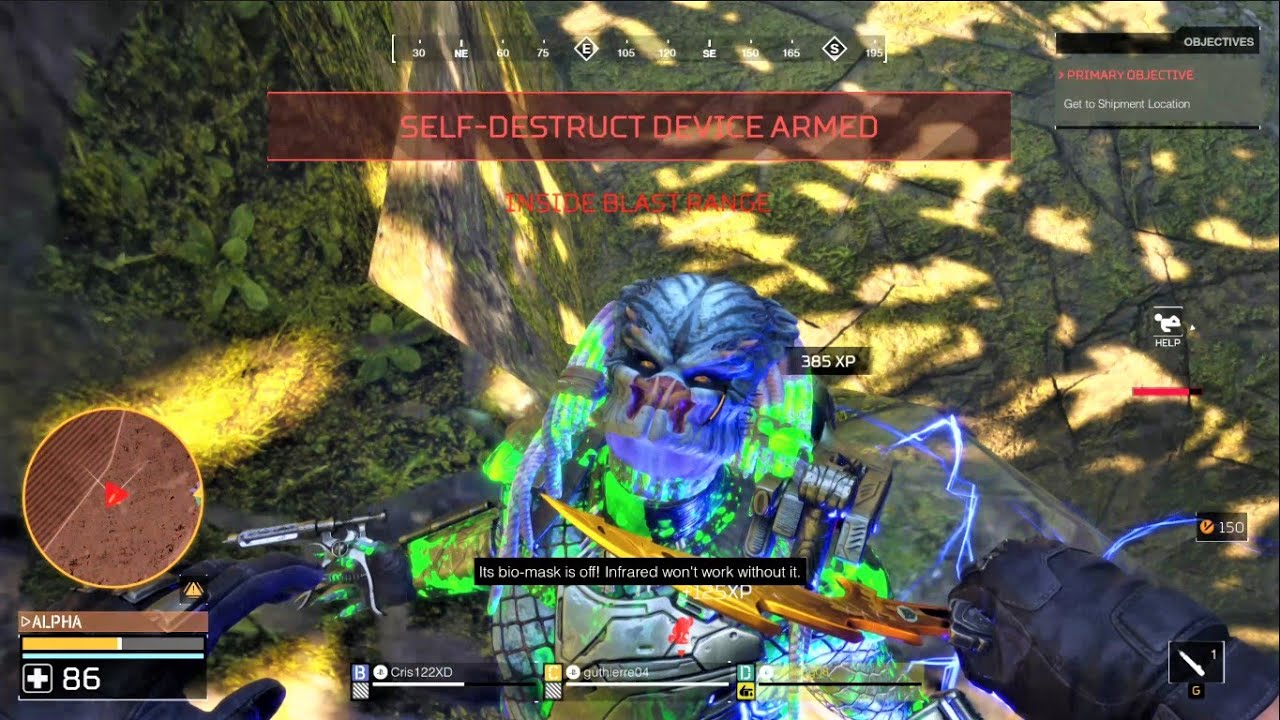 KNIFE ONLY FIRETEAM CHALLENGE MATCHES Predator Hunting Grounds Fireteam Gameplay PC 2K 60FPS #219