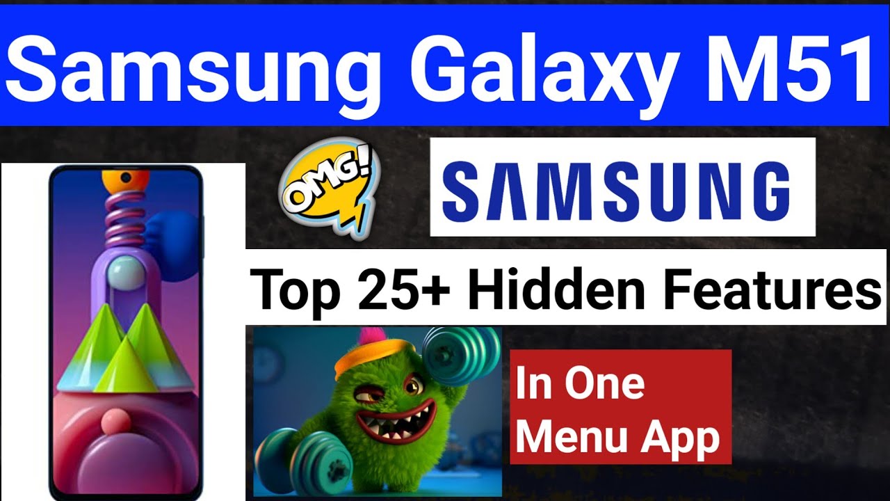 Samsung Galaxy M51 Hidden Features in Hindi | Top 25+ Hidden Features on Samsung Galaxy M51 Update