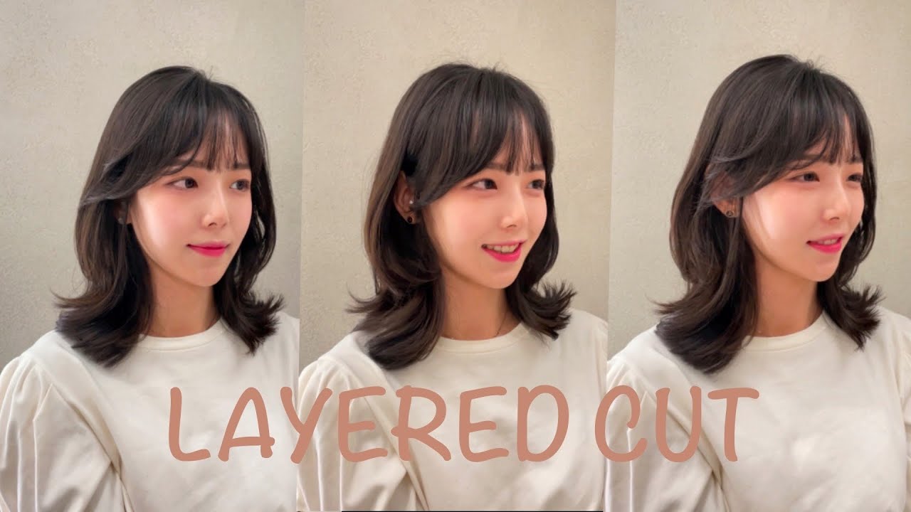 단발 레이어드 빌드펌 💇🏻‍♀️ | 강남 빌드펌 고유헤어 | 단발머리
