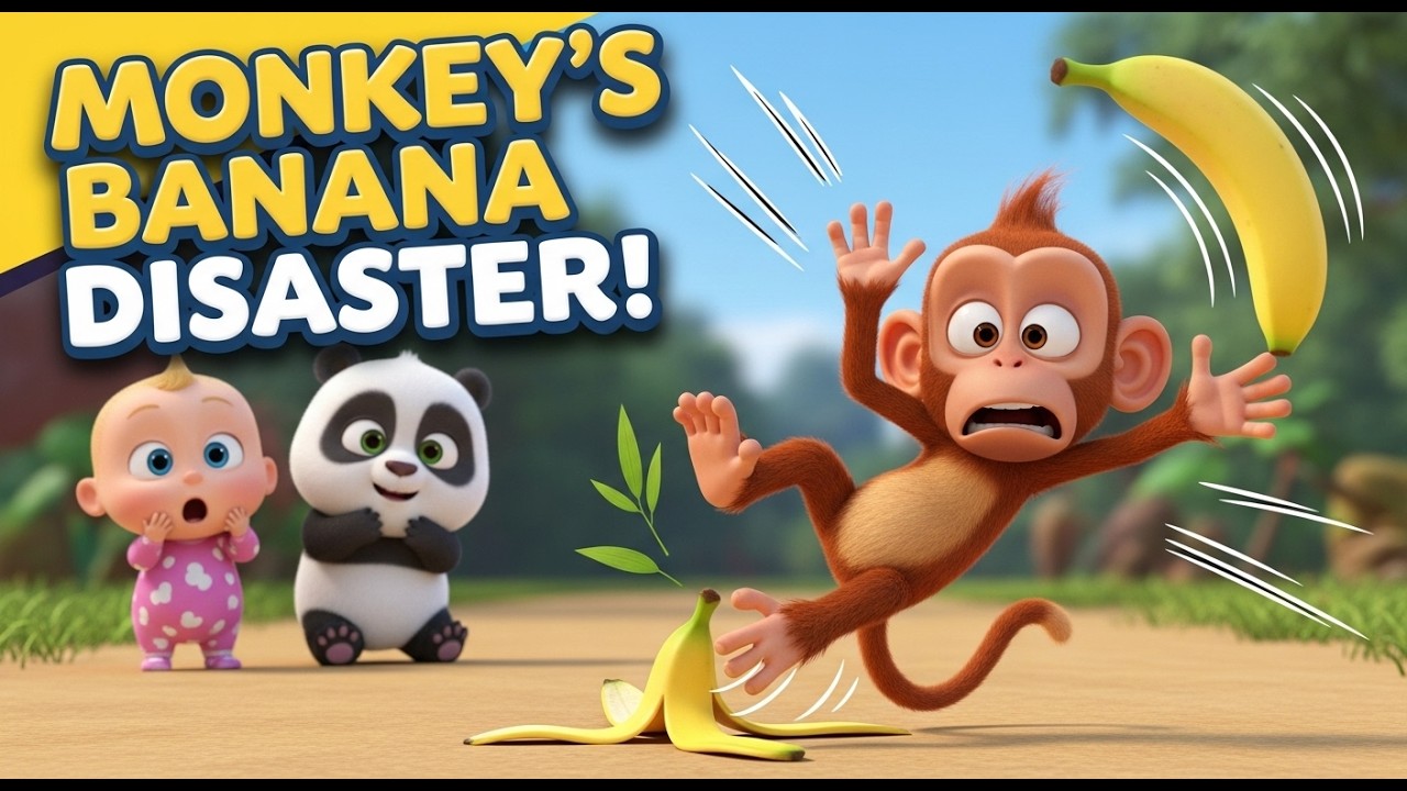 The FUNNIEST Kids Song About MONKEYS and BANANAS!