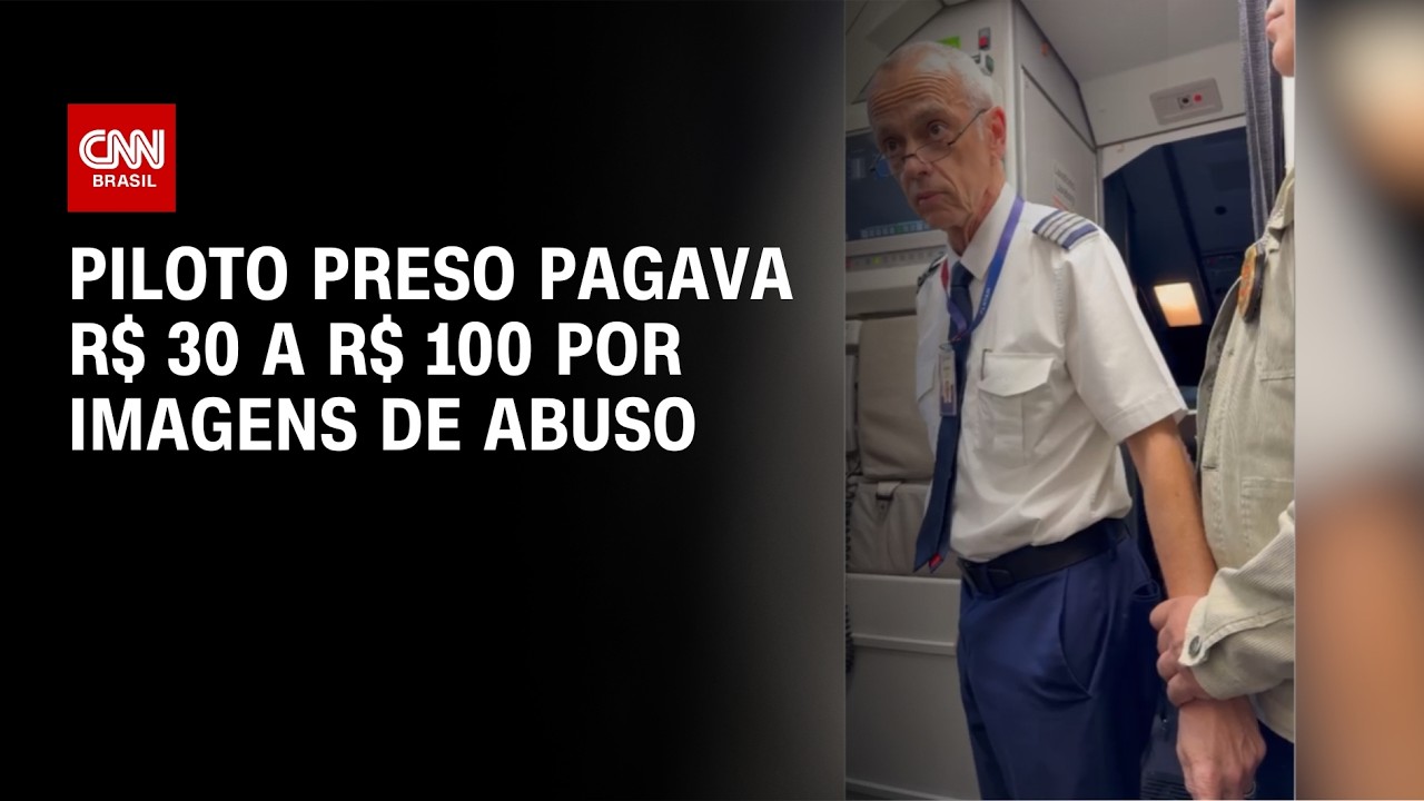 Piloto preso pagava de R$ 30 a R$ 100 por imagens de abuso, diz polícia | CNN NOVO DIA