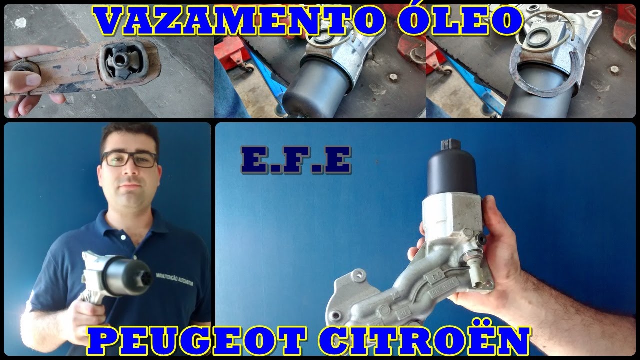 Vazamento Óleo  Peugeot 206 207 e 307 1.6 16v Citroën C3