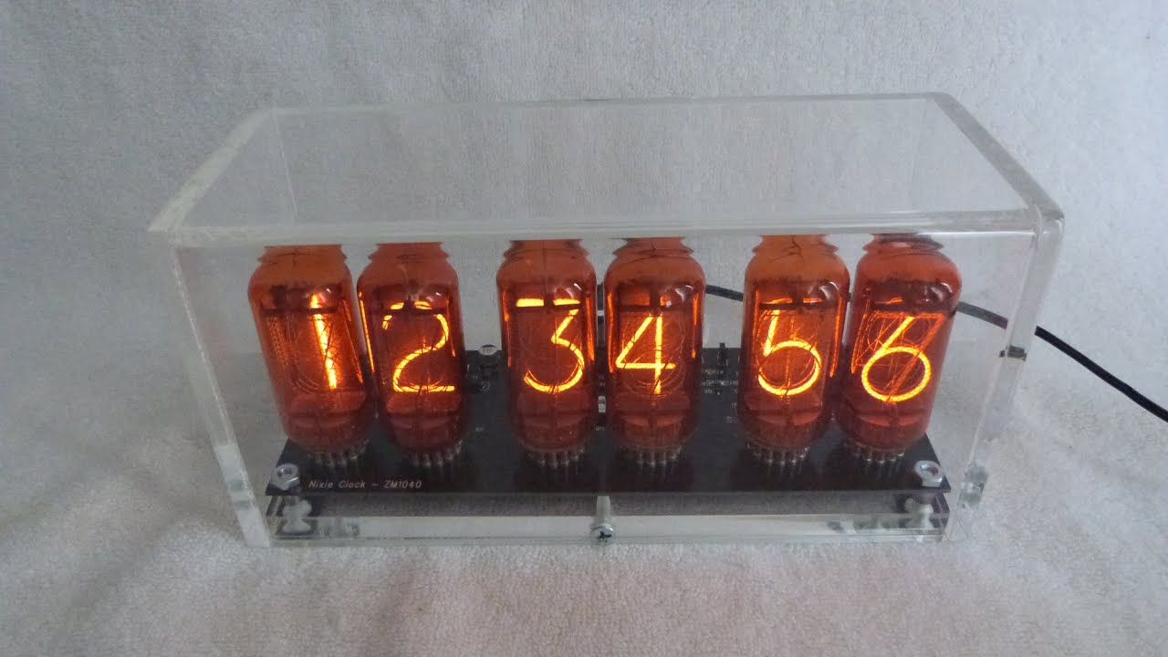 Mapsevoli ZM1040 Nixie tube clock (2002, USA)