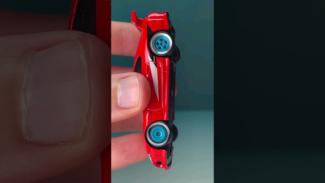 How to WHEEL SWAP a HOT WHEELS CAR (MK4 Toyota Supra) - Ft. Freddy_Toys #wheels #custom #shorts