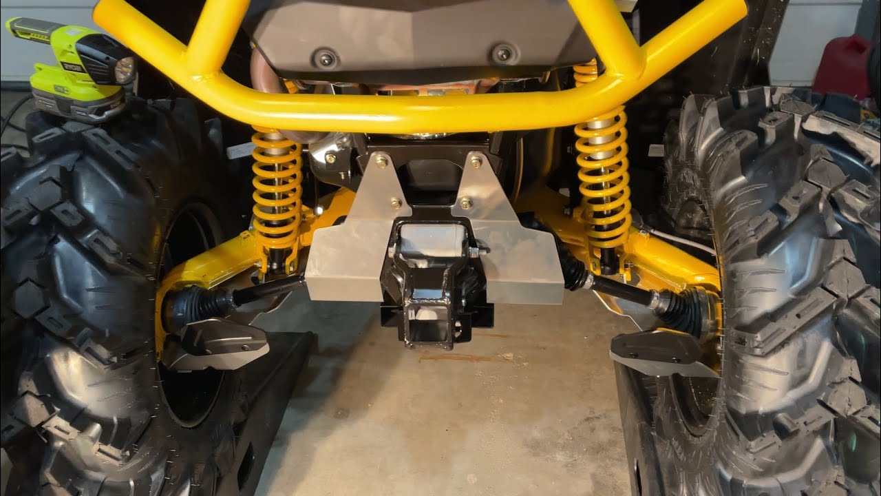 Can Am Renegade/Outlander Rear Axle guards install